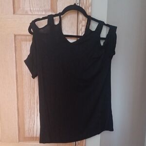 Elegant Black Women's Top